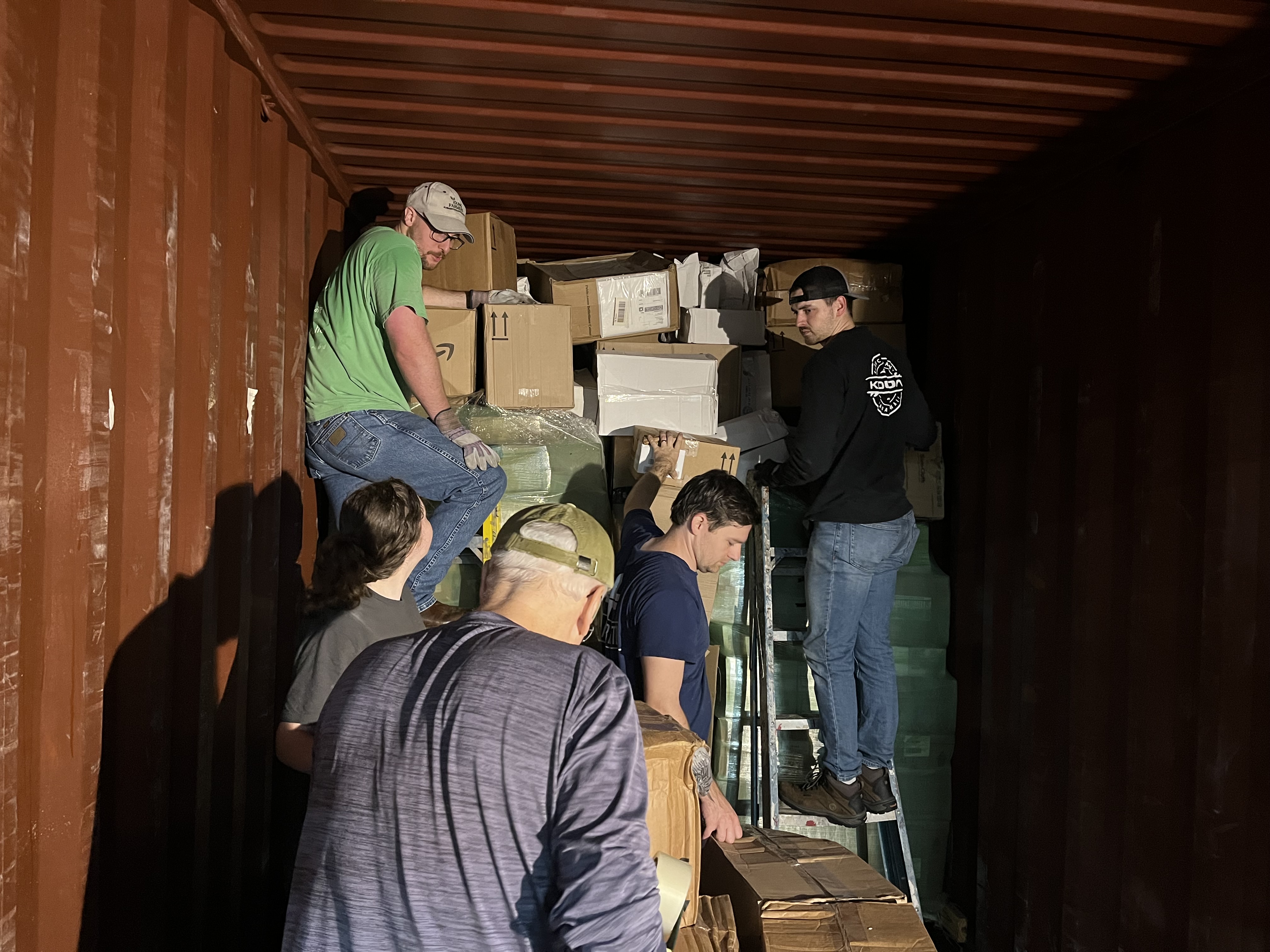 Bags Packed & Containers Loaded